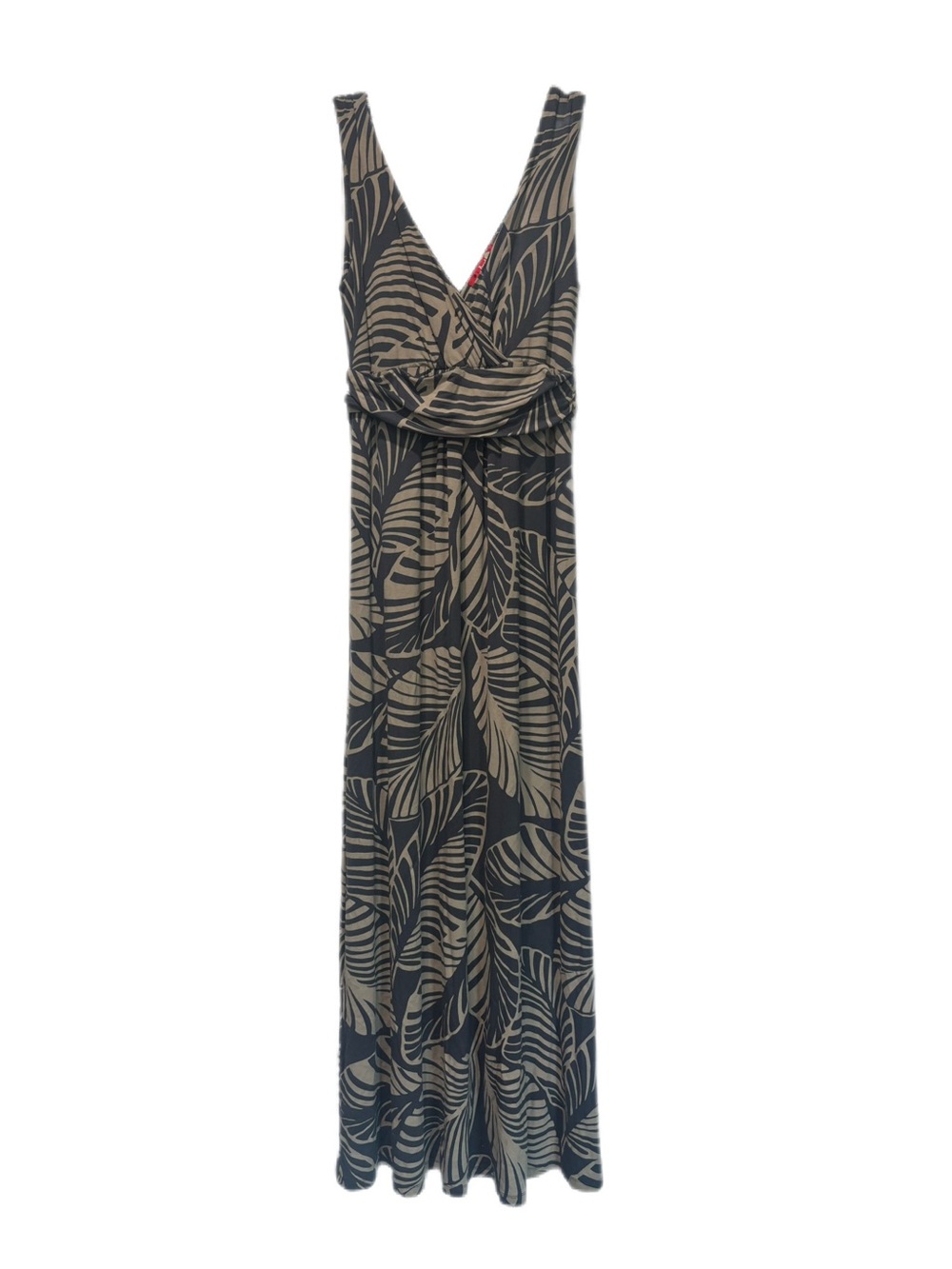 Boden Tropical Palm Leaf Print Jersey Maxi Dress 8 Long